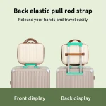 Sac de boîte à cosmétiques Portable de grande capacité, sac de rangement de cosmétiques souple et étanche, sac de lavage résistant à l&rsquo;humidité, valise pour voyage à domicile