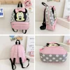 sac à dos de dessin animé disney pour bébés garçons et filles, joli cartable minnie mickey mouse pour enfants, cartable de maternelle, cadeau pour enfants