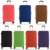 housse de protection pour bagages, couleur unie, adaptée aux valises de 18 à 28 pouces