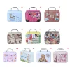 mini valise en métal pour poupées, jouets miniatures, décoration de la maison, course de coffre, mode