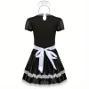 costume de femme de chambre noir pour jeu de rôle! disponible en tailles m xl idéal pour les vêtements et accessoires de déguisement de jeu et de cosplay