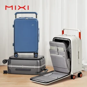 Mixi nouveau Design large poignée valise hommes bagage à main femmes voyage boîtier de chariot 20 pouces cabine PC cadre en aluminium M9275 Mixi nouveau Design large poignée valise hommes bagage à main femmes voyage boîtier de chariot 20 pouces cabine PC cadre en aluminium M9275