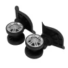 1 paire de roues de valise à bagages, roulettes de coffre, pièce de rechange de remplacement pour valise à bagages, chariot de valise de voyage