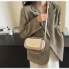 sac à main carré design pour femme, sac fourre tout sous les bras, sac à main de travail élégant, étui à bombes compiedmont, sac à bandoulière, cadeau leon, nouveau, luxe