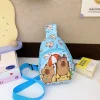 mignon capibara poitrine pack enfants kawaii capybara sac à bandoulière enfant en bas âge sac à dos enfants sport de plein air pochette à bandoulière sac à main cadeau