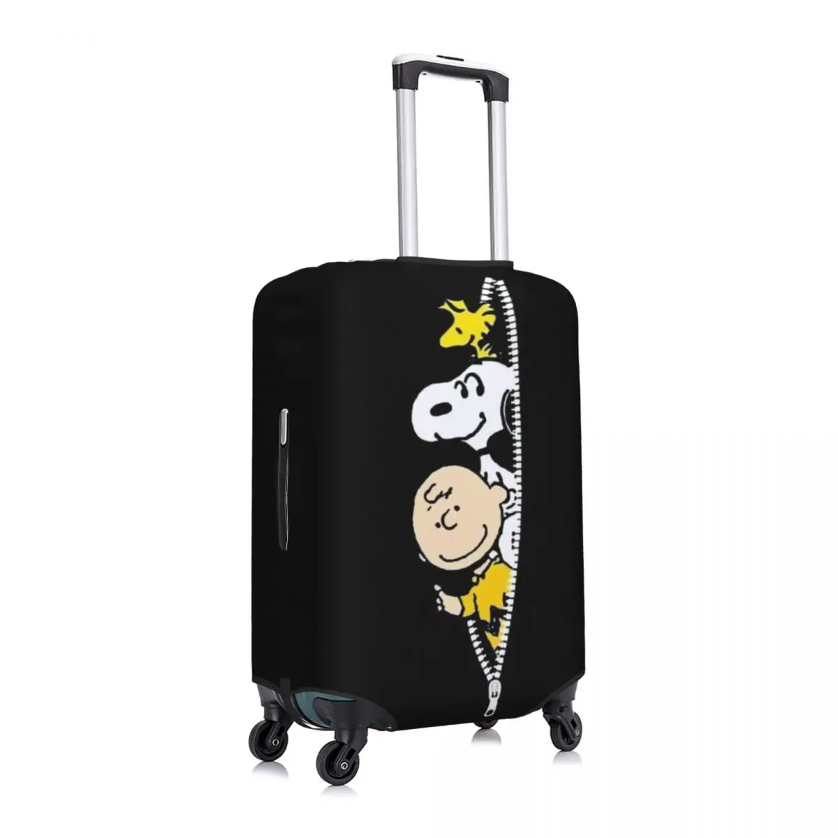 housse de bagage de dessin animé personnalisé s snoopys, housses de protection élastiques pour valise de voyage, convient à 18 à 32 pouces