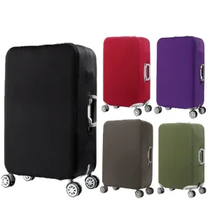 Housse de protection pour bagages de voyage plus épaisse, housse pour valise, accessoires de voyage, housse élastique pour bagages, applicable à une valise de 18 à 32 pouces