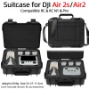 valise rigide pour dji air 2s, boîte de rangement d'accessoires pour dji air 2s /mavic air 2, valise à bandoulière portable