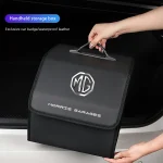 Boîte de rangement pour organisateur de coffre de voiture, valise en cuir de grande capacité pour MG 4 5 6 7 Cyberster ES5 ONE MG5 Scorpio ZS HS MARVEL-R MG3