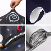 housse de protection épaisse et élastique pour bagages, carte du monde, combinaison à fermeture éclair pour sac de 18 à 32 pouces, housse de valise, housse de chariot, accessoires de voyage