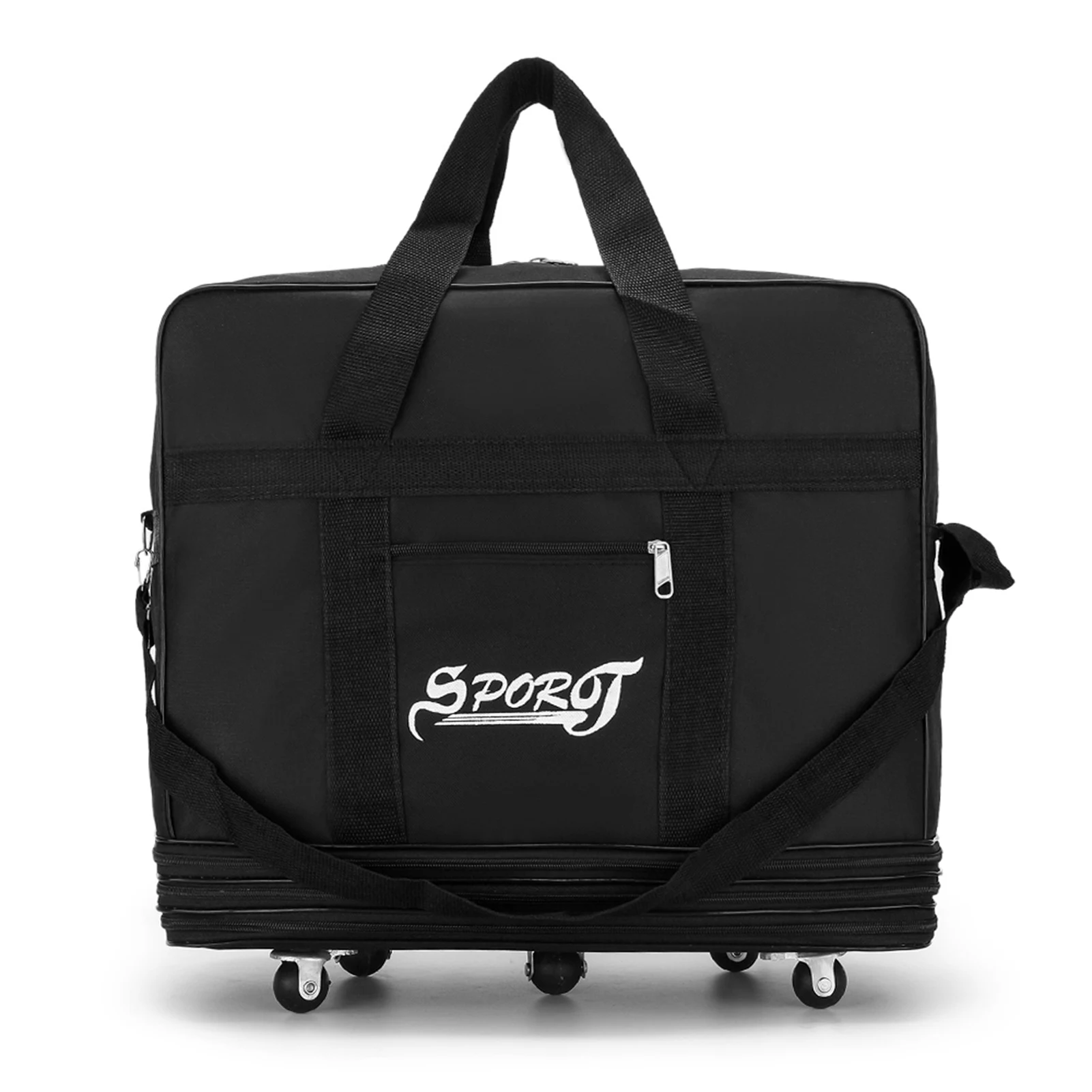 valise pliable extensible, sac de voyage à roulettes pliable pour hommes et femmes, sac de voyage