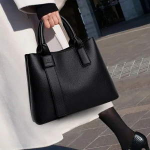 sac a main femme sac de luxe femme sac luxe célèbre marque Sacs à main d&rsquo;affaires pour femmes, 2022, sac de luxe de styliste couleur Pure, grande capacité, sacs à bandoulière de marque, fourre-tout à poignée supérieure