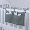 sac de rangement portable pour berceau de bébé, organisateur de couches multifonctionnel pour tête de lit de nouveau né, sac à couches pour enfants, articles de literie pour bébé