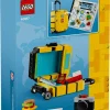 lego ® valise de voyage jaune (40817) kit de construction de modèles de bagages pour enfants âgés de 7 ans et plus 184 pièces