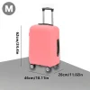 housse de protection pour valise de voyage à la mode, housse de protection pour bagages, couleur unie, adaptée aux valises de 18 à 32 pouces. zmt