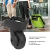 paire de valise noire a65, roue muette universelle, remplacement de bagages, fournitures d'extérieur