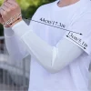 housse de bras de protection solaire xxl pour hommes, étui de bras de cyclisme, manches de bras amples et agrandies, manchettes de protection solaire pour sport de plein air, chauffe bras respirant