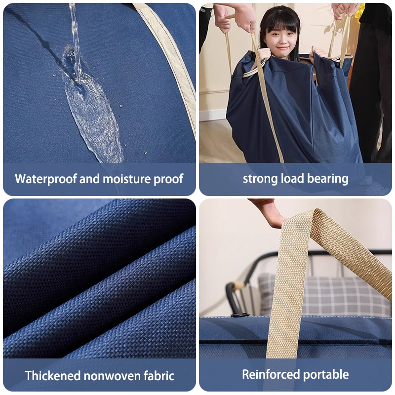 sacs à bagages mobiles imperméables extra larges, sac à bagages mobile d'extérieur, sac de voyage pliable, outil d'emballage de rangement à domicile