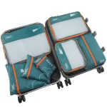 Sac de rangement de voyage, ensemble de 7 pièces, valise Portable, sac d&rsquo;organisation, sac de rangement pour vêtements