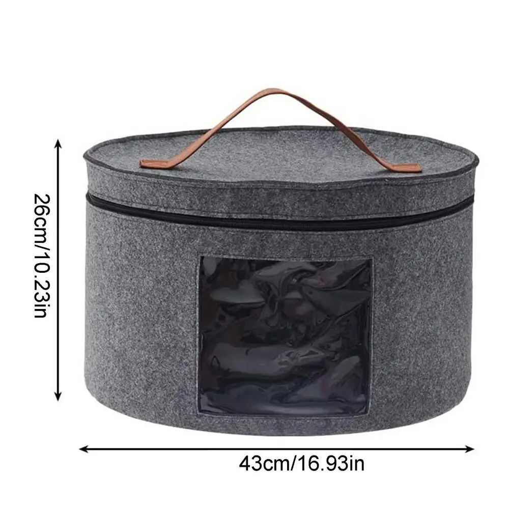 boîte de rangement de grande capacité avec couvercle à fermeture éclair, seau de rangement multifonction pour chapeaux et vêtements, étui de voyage, bacs de rangement