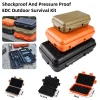 Boîte de survie scellée étanche en plastique, taille S/L/XXL, conteneur de Camping, boîte de rangement de voyage en plein air Boîte de survie scellée étanche en plastique, taille S/L/XXL, conteneur de Camping, boîte de rangement de voyage en plein air