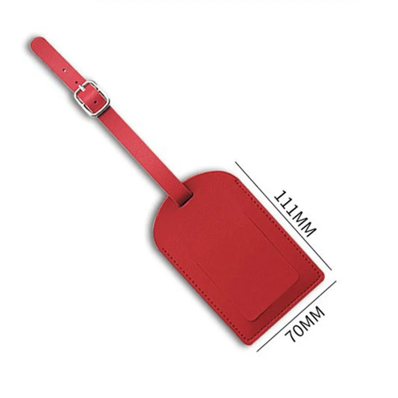 Étiquette de bagage portable, étiquette d'identification de valise, étiquette de sac d'embarquement de bagages, porte adresse d'identification de nom, accessoires de voyage, 70x111mm