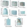 ensemble d'organisateurs de voyage pliables, 8 pièces, valise étanche de grande capacité, cubes d'emballage portables de différentes tailles, pochette pour valise et chaussures