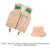 ensemble de gilet d'aventure en plein air pour enfants, jeu de rôle de cosplay, vêtements de performance d'aventurier en plein air