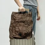 Sacs de rangement sous vide de grande capacité, sacs de Compression anti-poussière enroulables à la main, valise étanche à l&rsquo;humidité, Cube pour vêtements