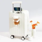 Petit bagage frais voyage léger bagage multifonctionnel couleur unie valise d&rsquo;étudiant bagage et sac universels silencieux