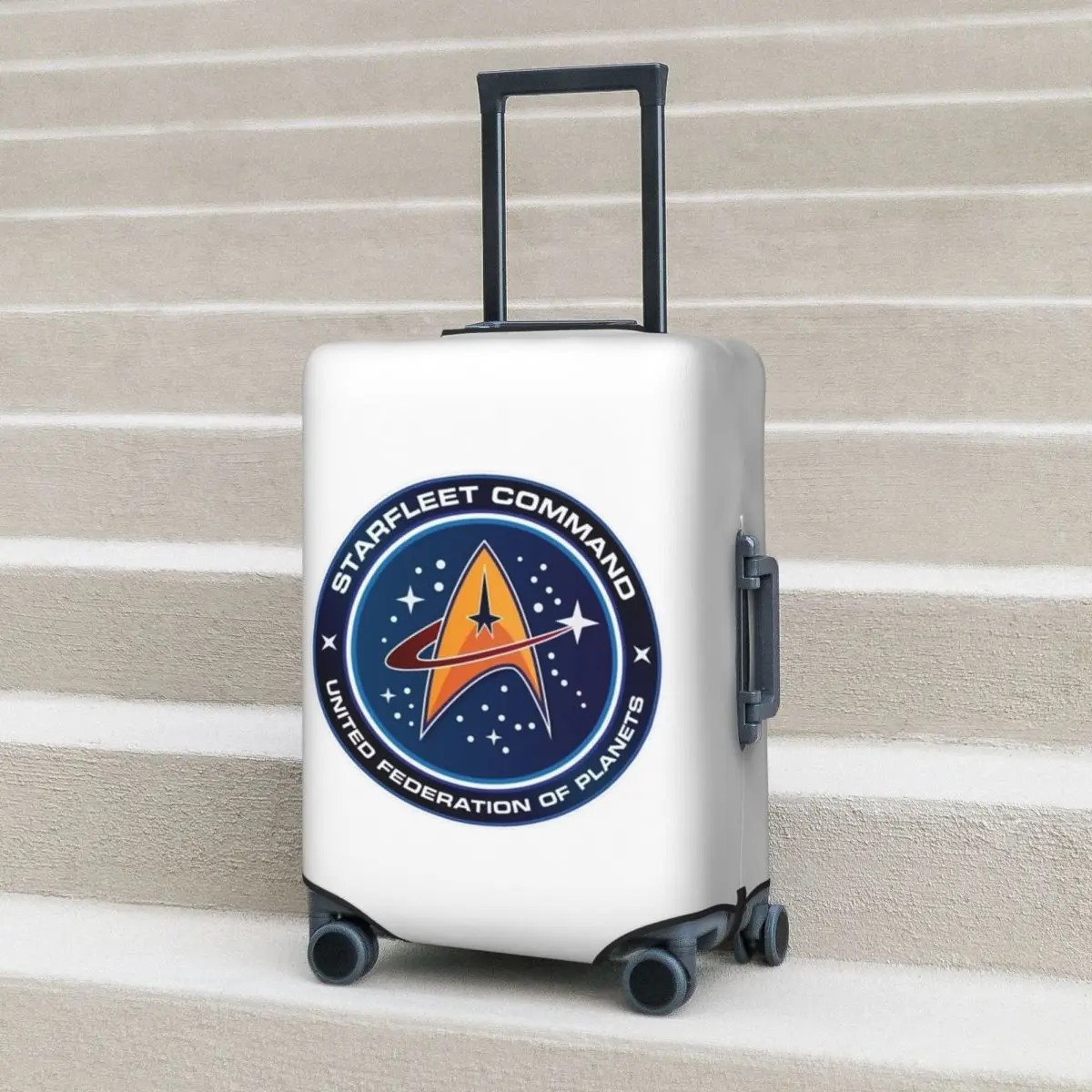 star treks science fiction série tv housse de valise protection élastique voyage bagages protecteur couvre pour 18 32 pouces