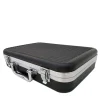 valise de rangement portable avec doublure en aluminium, boîtier en plastique avec alliage de sécurité, éponge, impact, boîte à outils, degré
