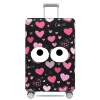 housse de protection pour valise de voyage, housse de protection pour bagages, impression mignonne, adaptée aux valises de 18 à 28 pouces