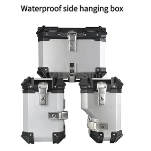 Boîte arrière universelle pour Moto, valise de voyage étanche pour casque, grande capacité 38L 45L avec coffre de verrouillage pour voyage d&rsquo;équitation