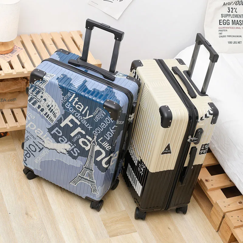 sac de voyage pour bagages, valise à bagages de 20/24 pouces, valise à serrure à combinaison