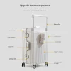 valise de voyage 20 "22" 24 "26 pouces, cadre en aluminium, boîtier de chariot, bagage à main avec porte gobelet, boîte d'embarquement, bagages roulants