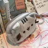 nouveau pusheen trousse à crayons pour enfants garçons filles sacs à livres organisateur de cadeaux sac de rangement pour étudiants fournitures de papeterie scolaire cadeau d'anniversaire