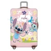 housse de valise à la mode, haute élasticité, mignon lilo et stitch, housse anti poussière pour valise de 18 à 32 pouces, accessoires essentiels