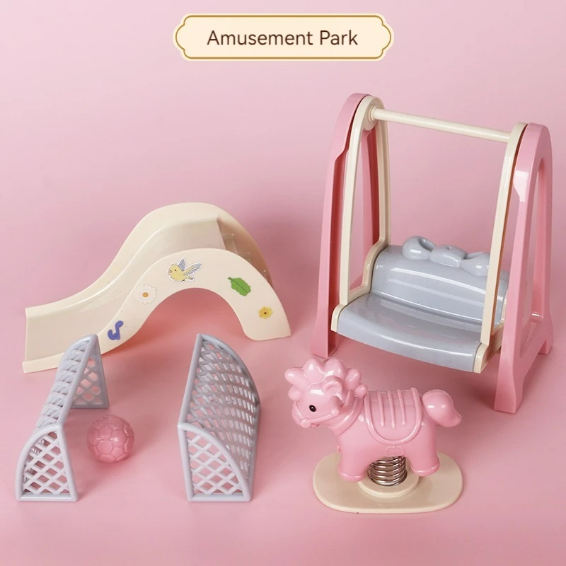 maison de jeu simulée pour enfants, mini jouet, ornements