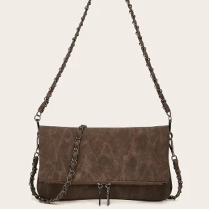 Sac à main rétro pour femmes, sac à bandoulière simple avec chaîne, haut de gamme et Design de Niche, sous les bras, nouvelle collection