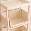bibliothèques pour enfants, meubles à roulettes, petites étagères amovibles avec chariot à roulettes, rangement de jouets à domicile, étagères de lecture