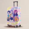 kpop demon hunters housse de protection pour bagages élastique multi tailles imprimé dessin animé tailles de valise universelles ​