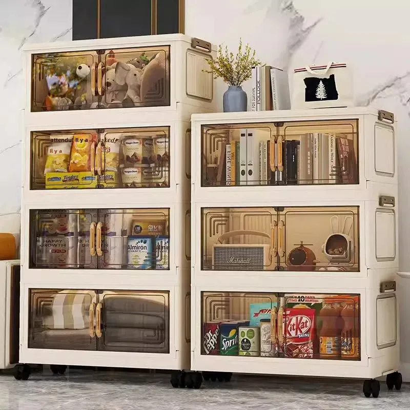 armoire de rangement pliante multifonction de 45/55/65cm de longueur, armoire pour articles divers, casier de garde robe anti poussière de grande capacité
