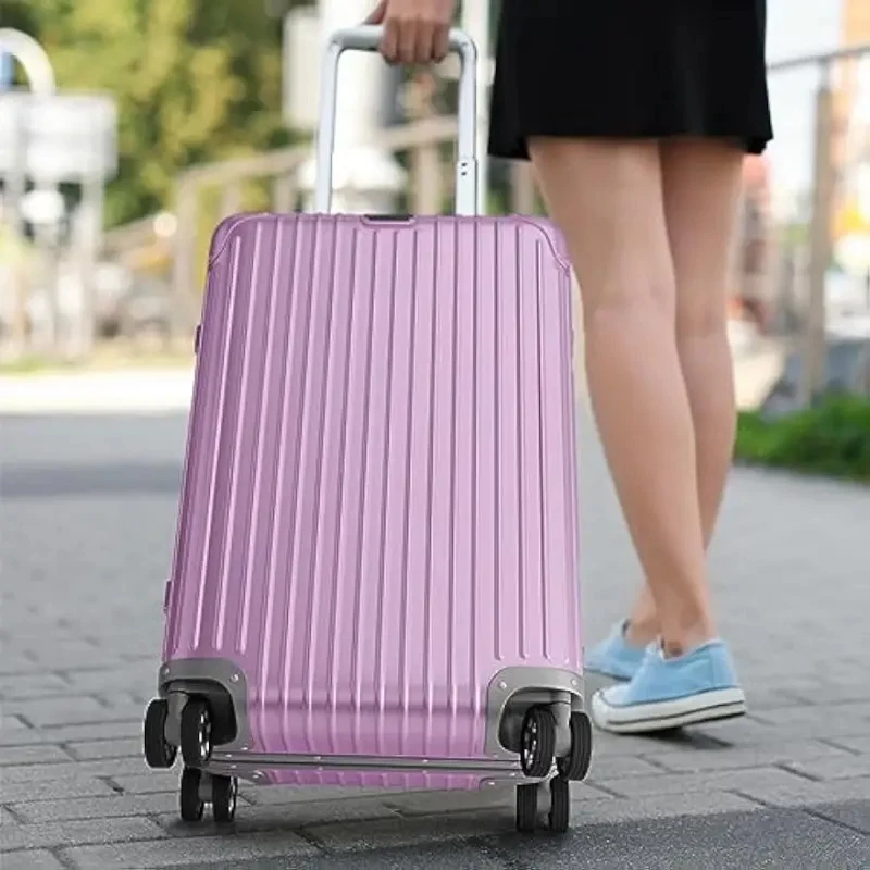 ensemble de housses de roue de bagage 8 pièces – protecteurs en caoutchouc à réduction de bruit pour valises à double roue, ajustement universel et installation facile