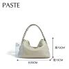 2025 ins chic designer poignée tissée à la main femmes fourre tout 2 bandoulière femme sac à bandoulière 100% cuir de vache sac à main beige