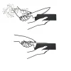 gaine de couteau de cuisine chaude, étui pour couteau de chef, couperet sashimi, tranchage, épluchage, couvercle utilitaire, longueur 13.5 16.5 19.5 22 26cm
