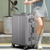 Porte-valise de grande capacité, cadre en aluminium de 28 pouces, boîtier de chariot épais, combinaison de bagages d’affaires, serrure TSA Porte-valise de grande capacité, cadre en aluminium de 28 pouces, boîtier de chariot épais, combinaison de bagages d’affaires, serrure TSA