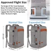 grande valise extensible de voyage de grande capacité sacs à dos avec 4 cubes d'emballage sac à dos de bagage résistant à l'eau mochila