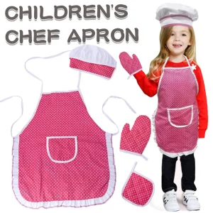 Costume de Chef pour enfants, jeu de rôle, tablier de cuisine, jouet