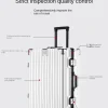 valise de voyage cadre en aluminium valise de transport de 20 pouces roues 0n valise à mot de passe durable 26/28/30 bagages de grande capacité